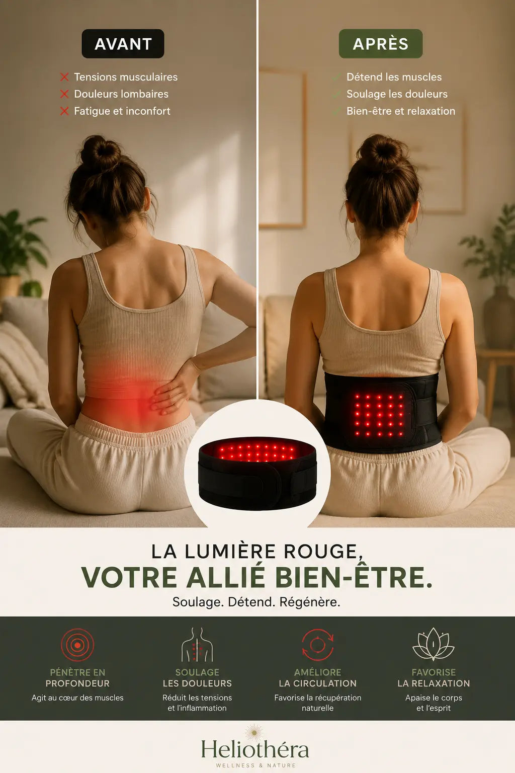 HelioThera™ – Fortschrittlicher Lichttherapie-Gürtel