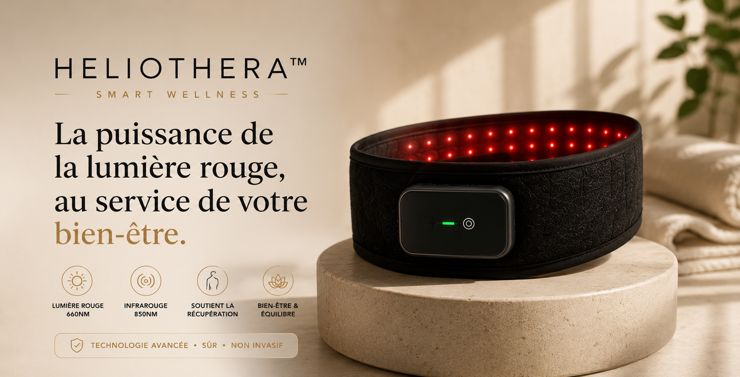 HelioThera™ – Ceinture de Luminothérapie Avancée